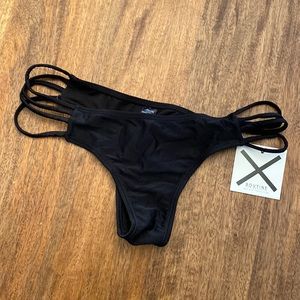 Boutine LA black thong swimsuit bottoms